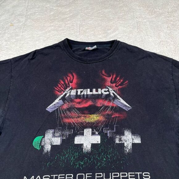 METALLICA Master of Puppets Vintage '07 T Tee Shirt Slayer Thrash Metal LP - Picture 2 of 6